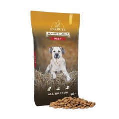 Granule pro starší psy a psy s nadváhou ENERGYS PET Premium Senior & Light All Breeds Beef, 12kg