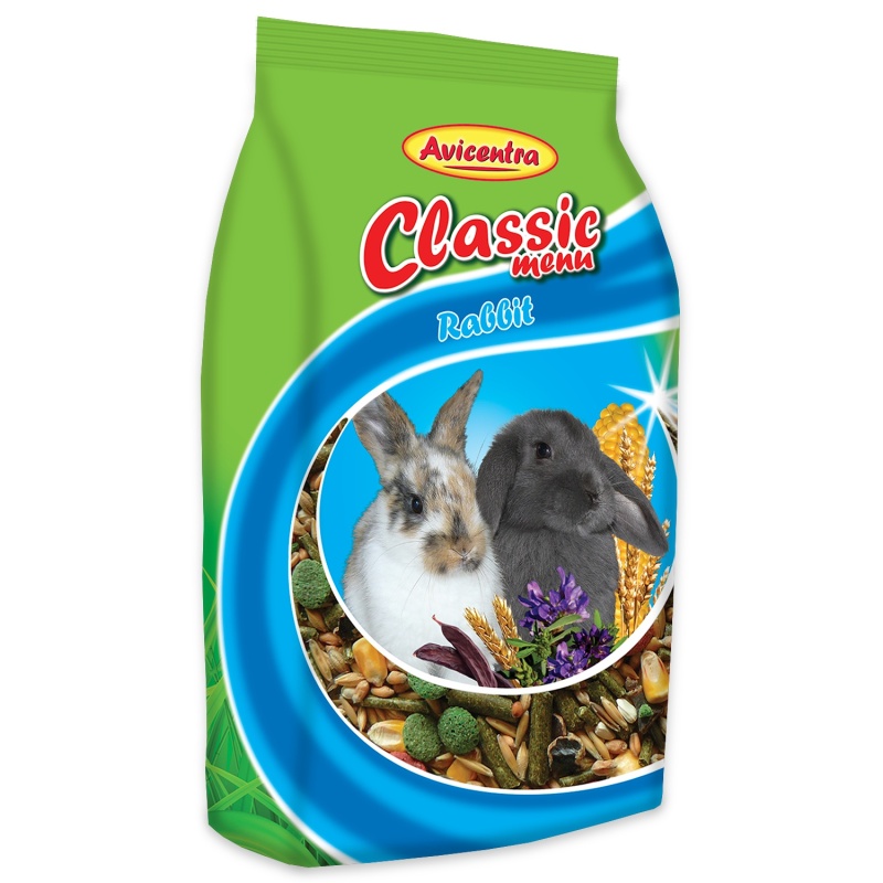 Krmivo pro králíky, hlodavce AVICENTRA Classic menu Králík,