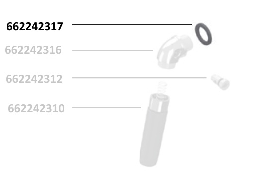 Náhradní O kroužek ventilu pro HP20/K75 a H10