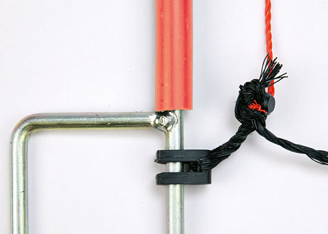 Síť ohradníku pro kozy 108cm dvojitý hrot, 14 kolíků, 50m