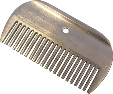 Hřeben na hřívu hliníkový bez držadla