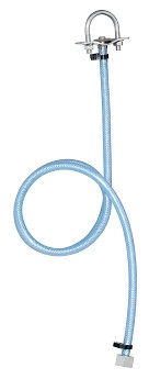 Hadice přípojná s nerez klemou a šroubením1/2