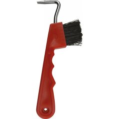 Kopytní háček pro koně, poníky s kartáčkem 18cm,