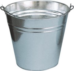 Kbelík plechový pozinkovaný