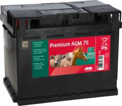 AKO Premium AGM baterie dobíjecí - akumulátor pro ohradník 12V/
