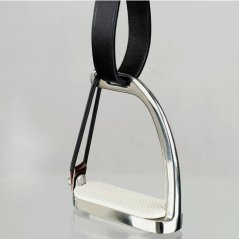 Jezdecké třmeny pro koně HORZE Peacock bezpečnostní, 11cm