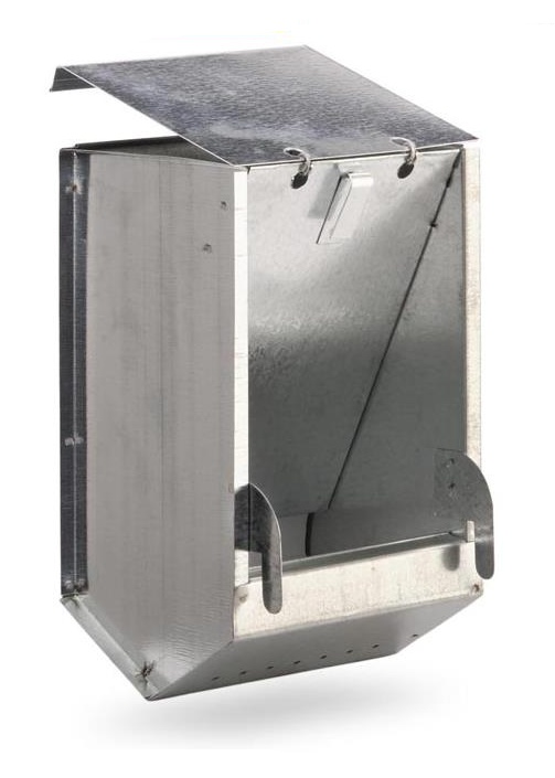 Krmítko pro králíky DORO plechové s víkem