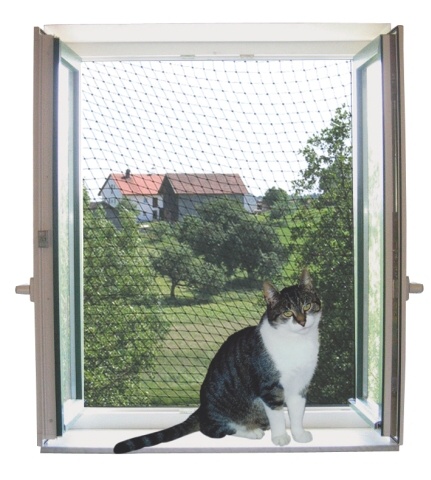 Bezpečnostní síť pro kočky 2x3m transparentní Bezpečnostní síť pro kočky 2x3m transparentní