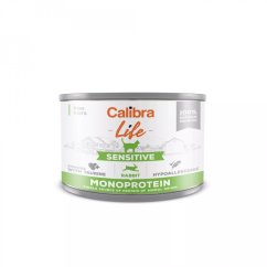 Krmivo pro kočky králičí CALIBRA Cat Life Sensitive Rabbit, konzerva 200g