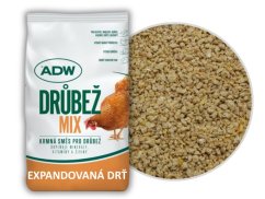 Expandovaná drť pro slepice, kachny, křepelky ADW Nosnice ve snášce, 25kg