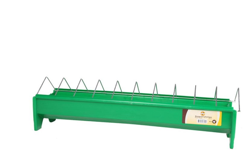 Plastové krmítko pro slepice, drůbež šířka 12cm