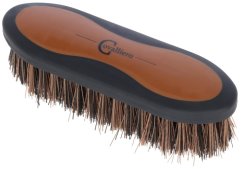 COVALLIERO Brush 2K hrubý kartáč na koně čer/hně 20cm