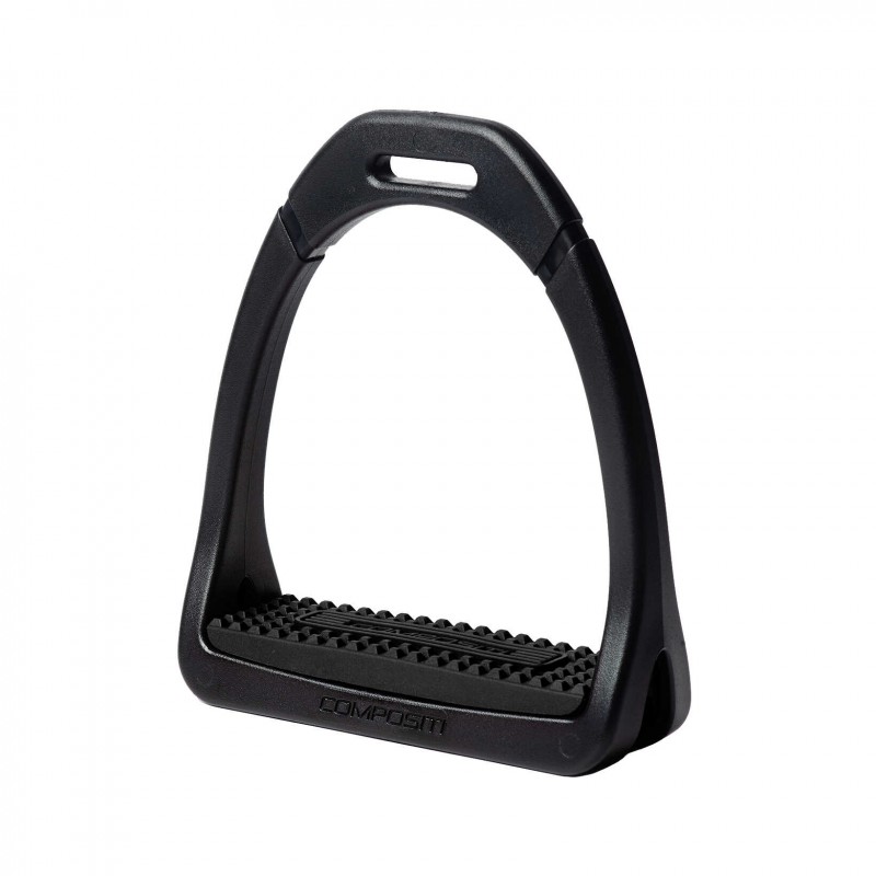 Jezdecké třmeny pro koně plastové COMPOSITI Premium,12cm - Barva: b.růžová