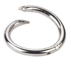Nosní kroužek niklovaný otočný 56mm