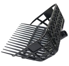 GW EKO mistovací vidle pro koně s košem černé