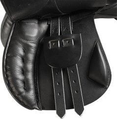 Školní sedlo NORTON Educative kožené černé 15´´