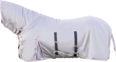 HKM Grey deka proti hmyzu s krkem pro koně