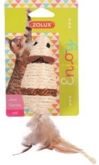 ZOLUX Sisal Mouse hračka pro kočky 10 cm
