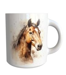 Keramický hrnek Titus hlava koně 320ml