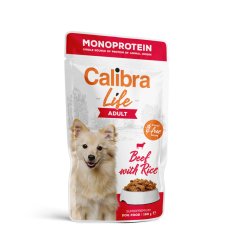CALIBRA Dog Life kapsa Adult Beef kapsička pro dospělé psy 150g