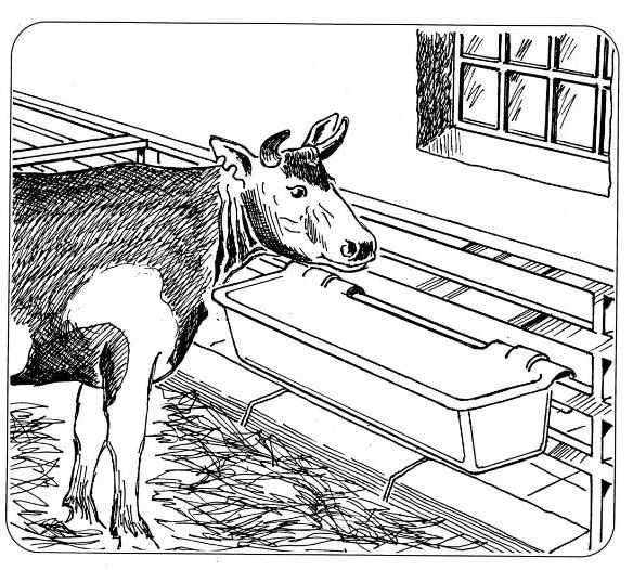 OK Plast závěsný krmný žlab pro koně, skot a ovce 160cm, 120 ltr.