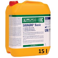 Dezinfekční přípravek do stájí SAVAGRO Basic na bázi chlornanu,15ltr