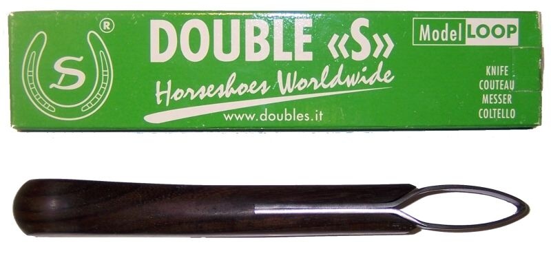 Kopytní nůž DOUBLE-S s očkem