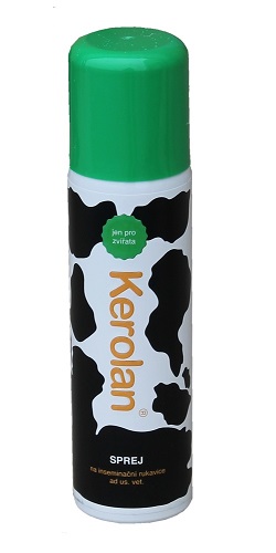 KEROLAN SPREJ pro skot na vyšetřovací rukavice, 150 ml