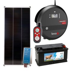 Sada ohradník SOLAR EDX 12J s baterií 95Ah a solárním panelem 200W