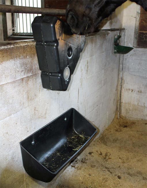 OK PLAST TRIANGL hračka pro koně na seno