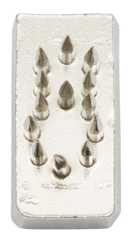 Číslo tetovací 10mm, niklované č.