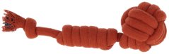 KERBL Pet Koule na laně bavlněná hračka pro psa hnědá 27cm