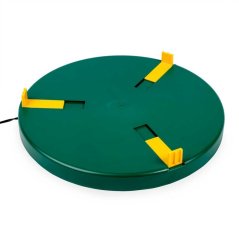 Stavitelná výhřevná deska k napáječce pro drůbež o ø