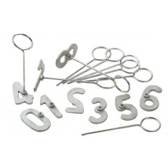 Komplet čísel 0-8 pro razítkování zvířat 9ks, šířka 8cm