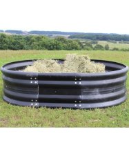 OK PLAST krmelec pro koně na hranaté balíky sena oválný,180x240cm