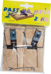 Pastička na myši dřevěná - pár