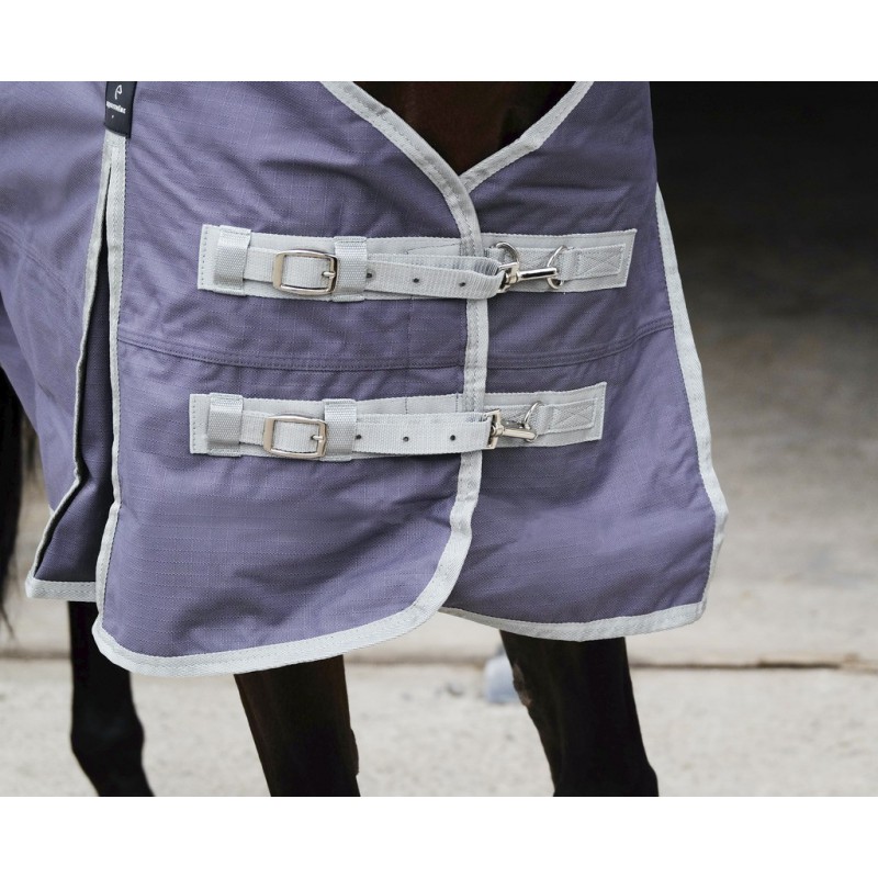 EQUITHEME TYREX 1200D Recycled výběhová deka pro koně šedá