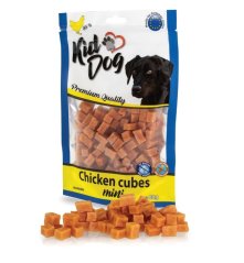 Pamlsek pro psy KIDDOG MINI kuřecí kostičky, 80g