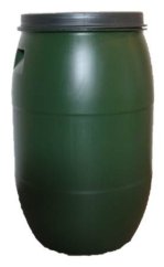 Barel na krmivo s víkem plastový 120ltr.