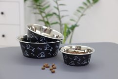 KERBL Pet nerezová miska pro psy černá