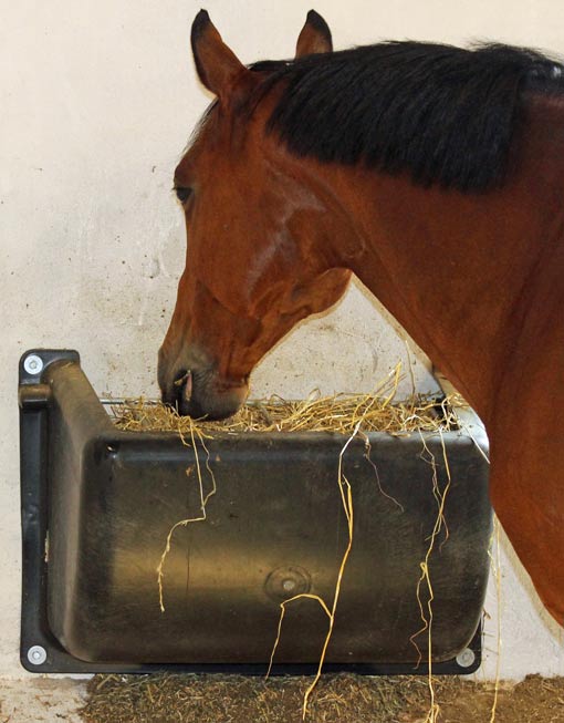 OK Plast jesle na seno pro koně s kovovou mříží