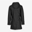 Bunda nepromokavá HORZE Billie fleece - Barva: černá, Velikost: 44