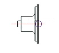 Náhradní držák LL jehly pro automat 30 a 50ccm