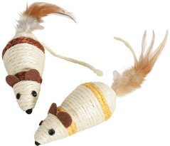 ZOLUX Sisal Mouse hračka pro kočky 10 cm
