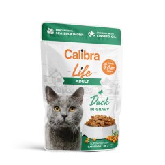 Krmivo pro kočky CALIBRA Cat Life Adult Duck in gravy, kapsa  85g