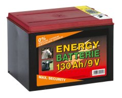 Zinko-karbonová baterie pro elektrický ohradník 9V/130Ah