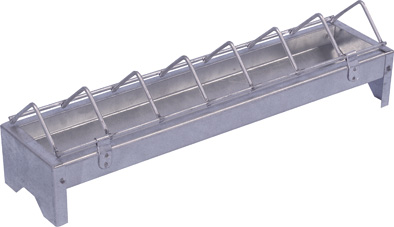 Krmítko pro kuřata šířka 7cm pozink plech