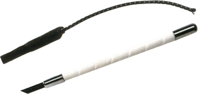 Drezurní jezdecký bič WHIP GO s bílou rukojetí, - Rozměr: 100