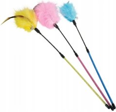 ZOLUX Feather Duster prut hračka pro kočky