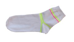 Ponožky PONDY kotníkové Neon proužky